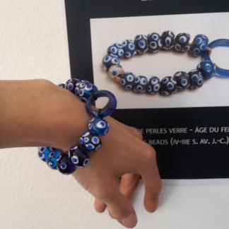 Bracelets de perles celtiques/celtic glass beads bracelets